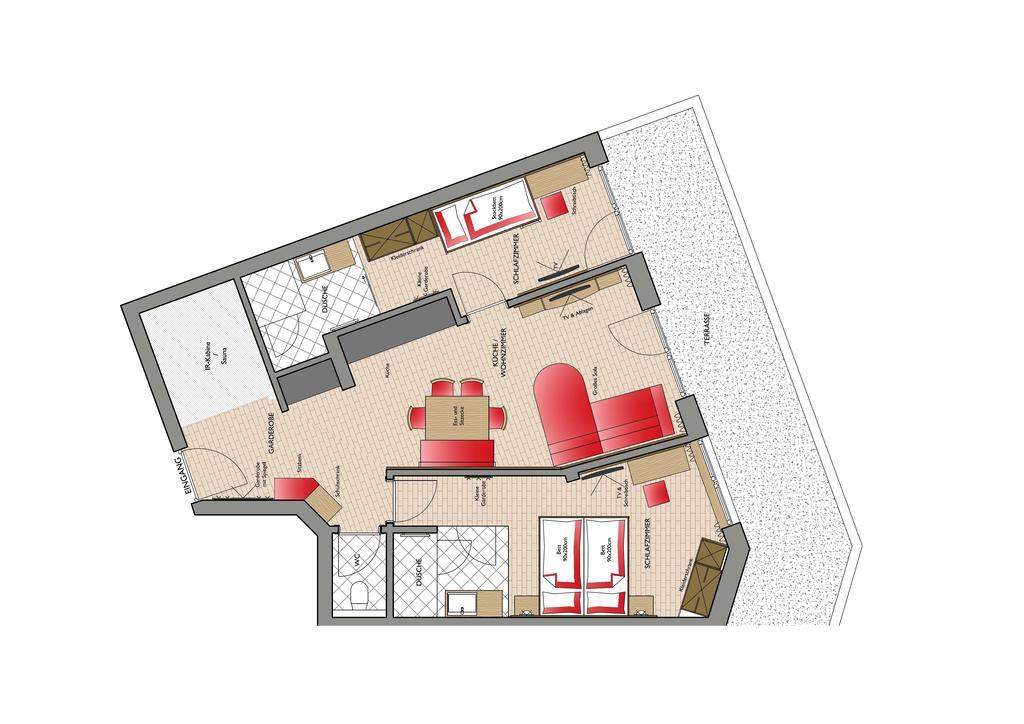סנט לאונרד אים פיצטל Appartementhaus Naturquell חדר תמונה